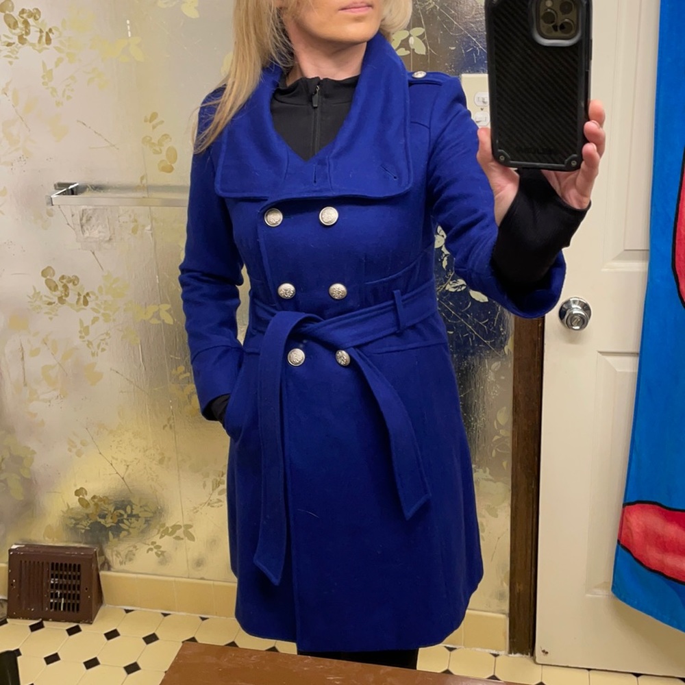 Guess warm blue coat - Picture 2 of 6